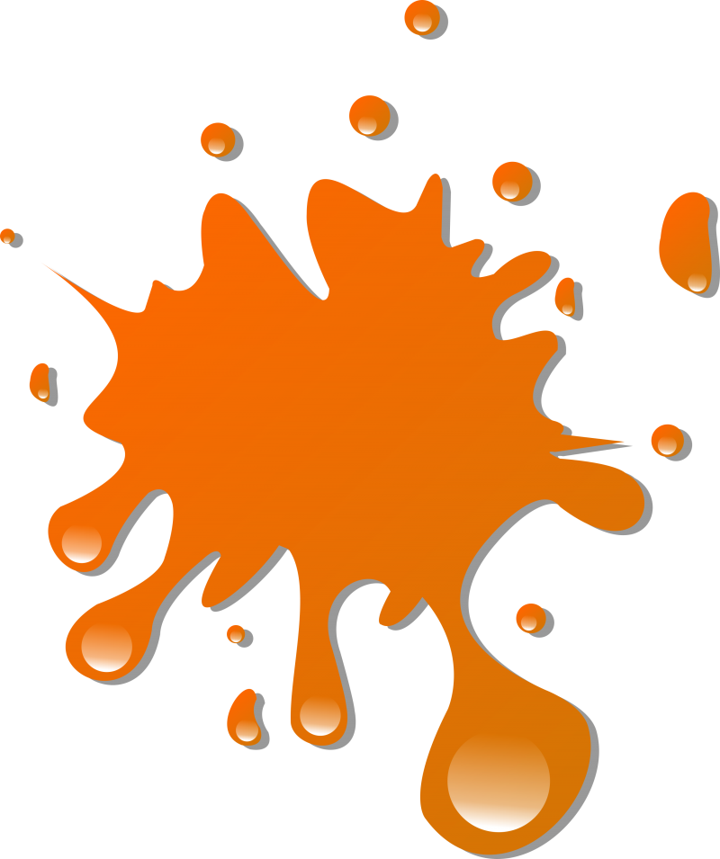 Orange Paint Splatter Magiweb   Orange Paint Splatter 800x955 