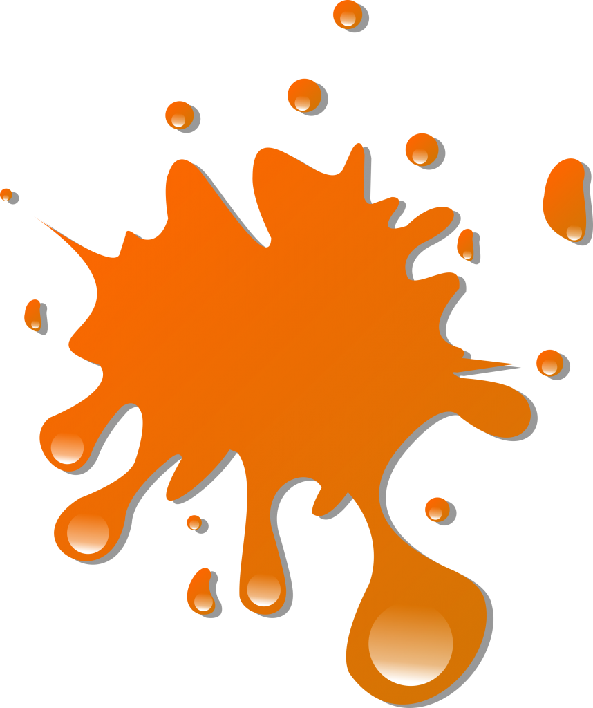  orange  paint  splatter Magiweb
