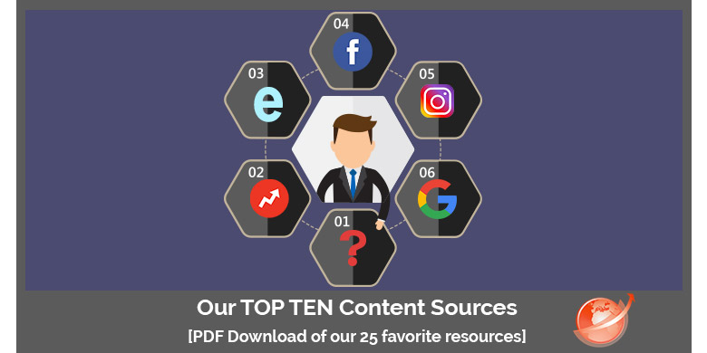 top 10 social media content sources